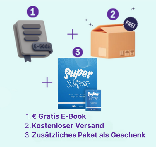 Erhalte eBook + 1 Gratis-Packung + kostenloser Versand